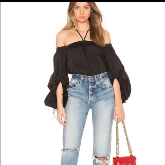 Nwt Rebecca Minkoff Tilda Off Shoulder Blouse - Picture 1 of 5